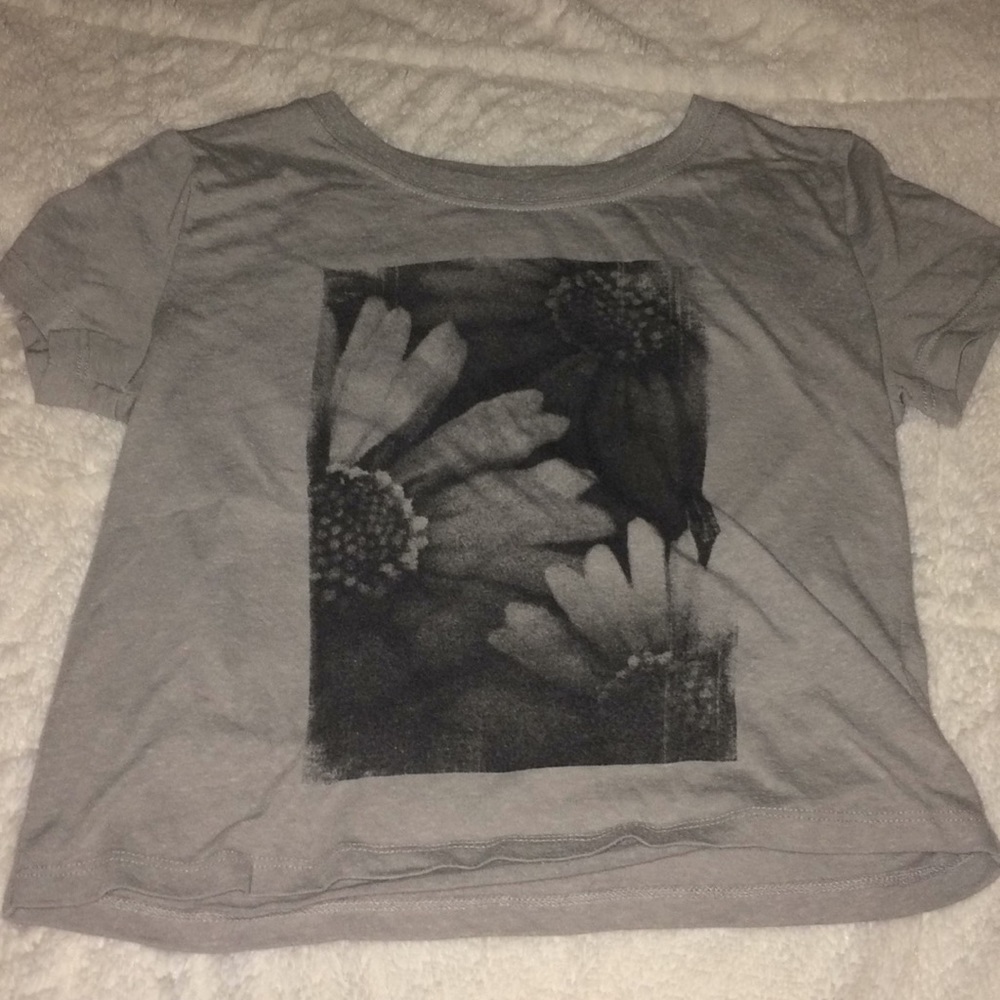 Grey/Gray Crop Top